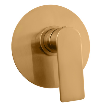 Slezák-RAV: Vodovodní baterie sprchová vestavěná NIL - zlatá - kartáčovaná NL183LZK
