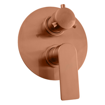 Slezák-RAV: Vodovodní baterie sprchová vestavěná NIL - zlatá růžová - kartáčovaná NL186KZRK