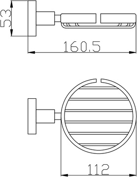 Slezák-RAV: Mýdlenka drátěná - metal grey - kartáčovaná COLORADO COA0301MGK